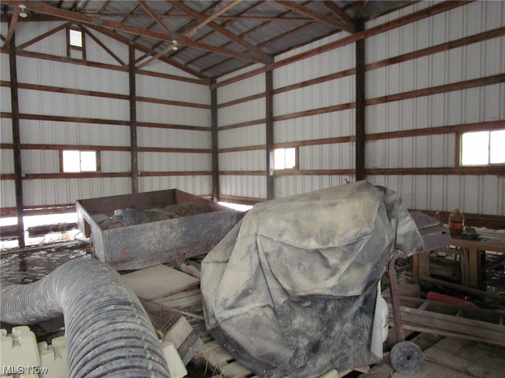 673 Clay Road Jefferson, OH 44047 - Photo 7 of 21 Interior view of outbuilding