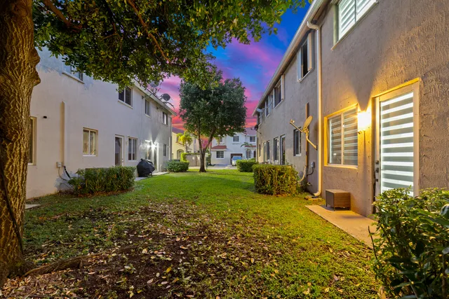 a view of a house with a patio