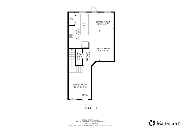 a picture of a bench in front of a white house