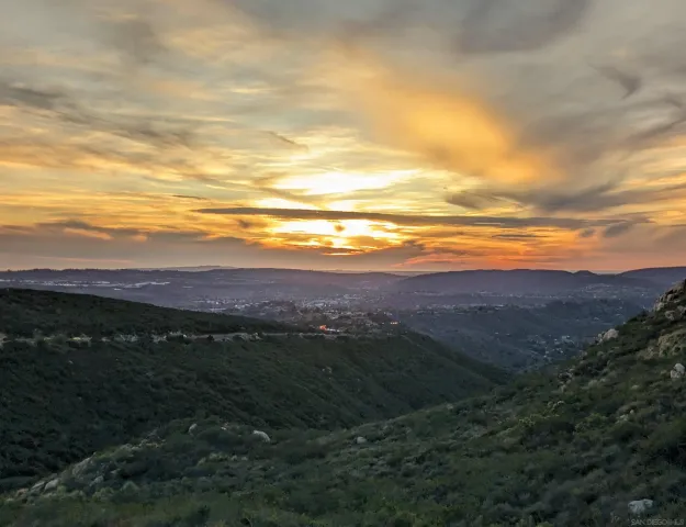 a view of an mountain and an outdoor