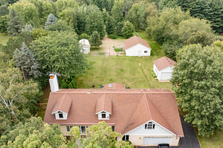 11506 Cemetery Road Capron, IL 61012 - Photo 34 of 42 an aerial view of a house