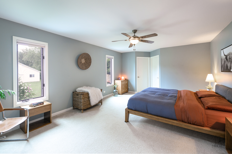 11506 Cemetery Road Capron, IL 61012 - Photo 10 of 42 a bedroom with a bed and a window