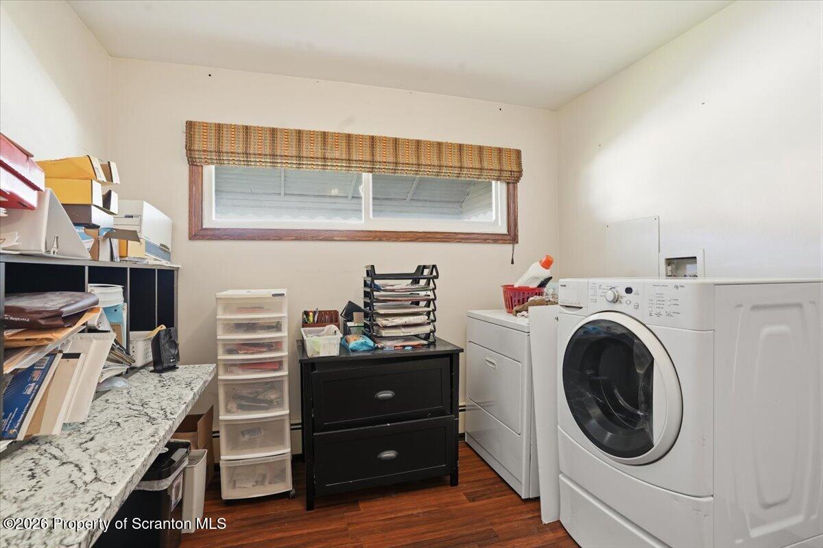 101 Stone Street Moosic, PA 18507 - Photo 22 of 53 a view of a bedroom with washer and dryer