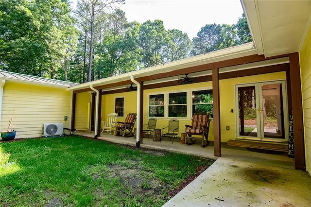 a bed room with a bed and a fireplace