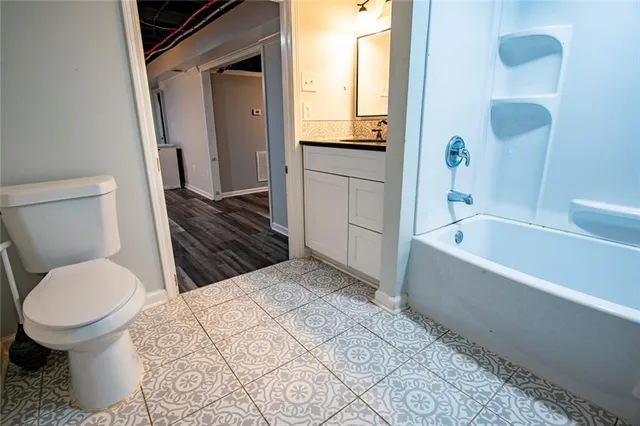 a view of outdoor space and trees