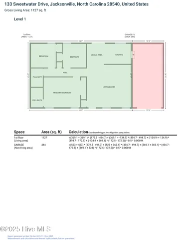 $230,000 | 133 Sweet Water Drive, Jacksonville, NC 28540