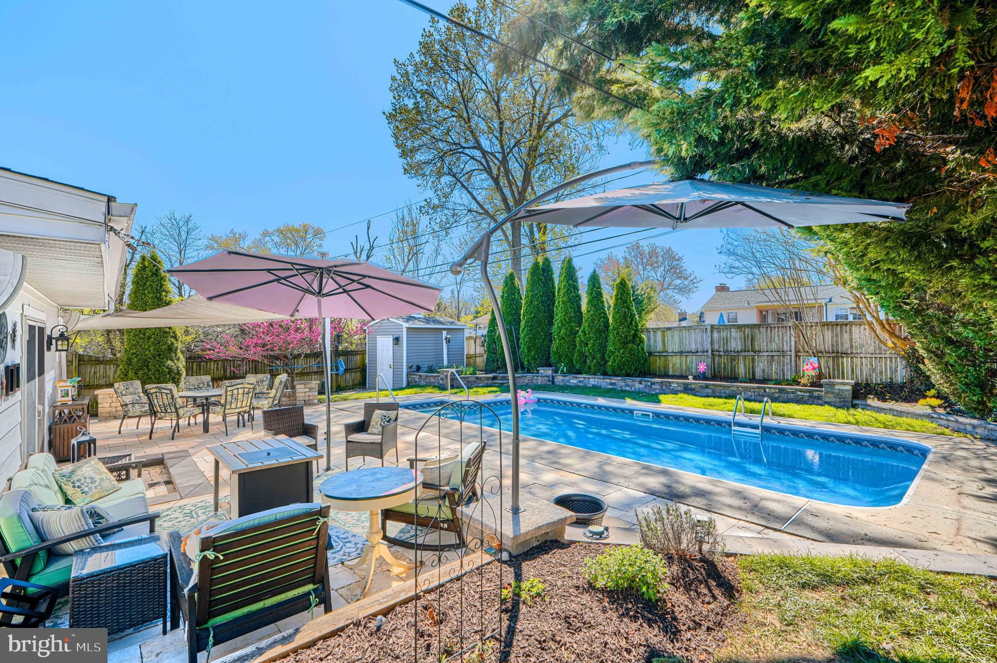 2118 Eastridge Road Lutherville-Timonium, MD 21093 - Photo 45 of 49 a view of a swimming pool with a patio