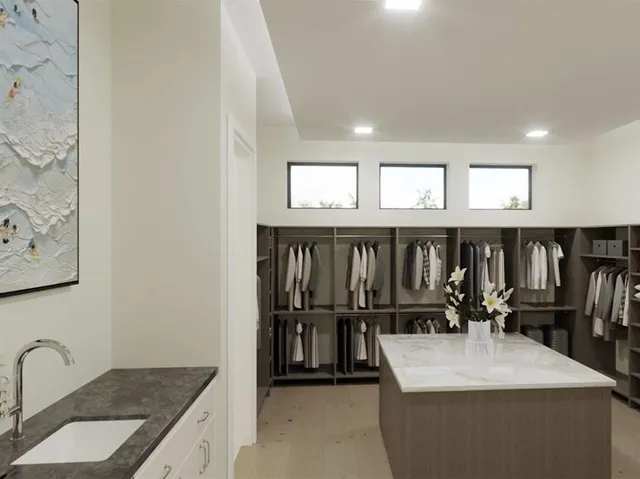 a view of a livingroom with furniture