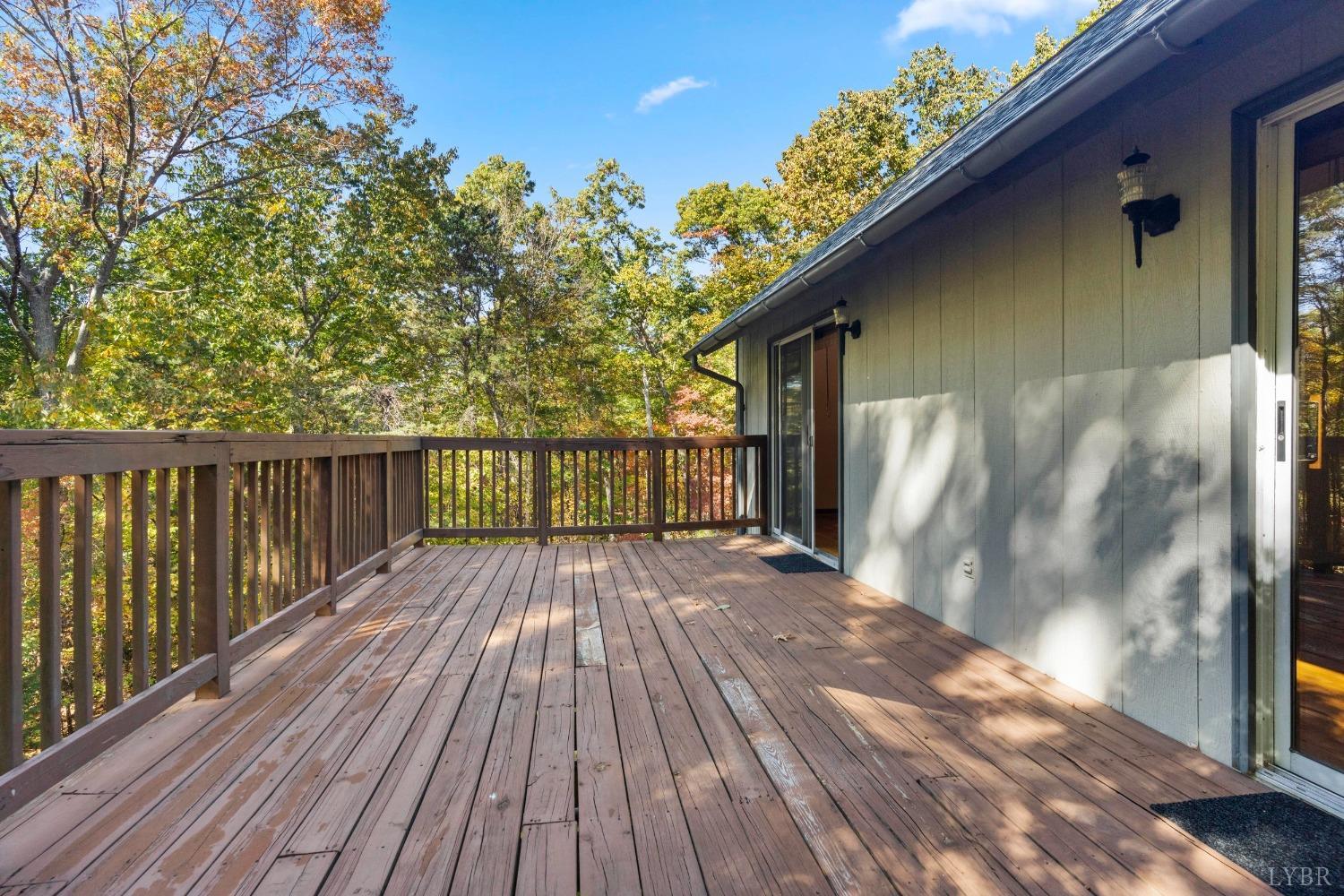 594 Viewmont Drive Evington, VA 24550 - Photo 19 of 43 a view of backyard with a deck