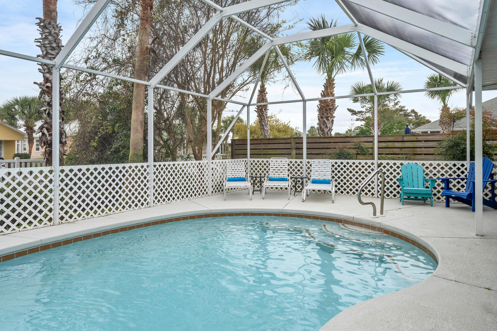 261 Sandy Cay Drive Miramar Beach, FL 32550 - Photo 48 of 72 a view of a chair and table in the patio