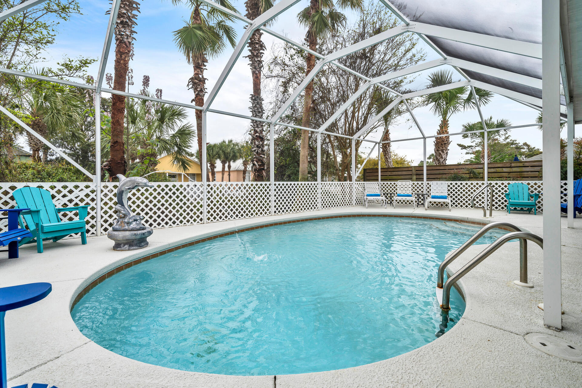 261 Sandy Cay Drive Miramar Beach, FL 32550 - Photo 54 of 72 a view of a swimming pool with a sitting area