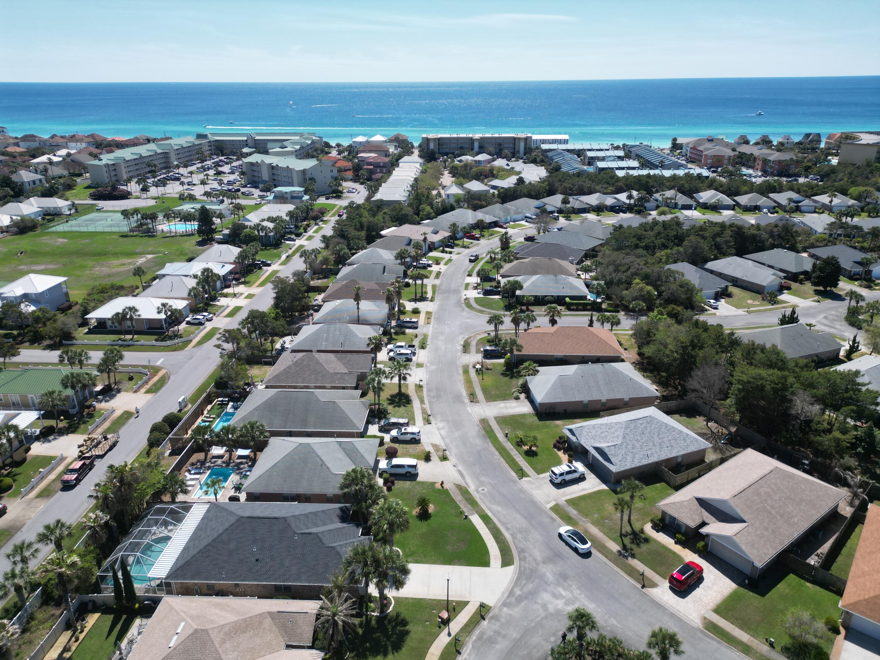 261 Sandy Cay Drive Miramar Beach, FL 32550 - Photo 65 of 72 an aerial view of residential houses with outdoor space