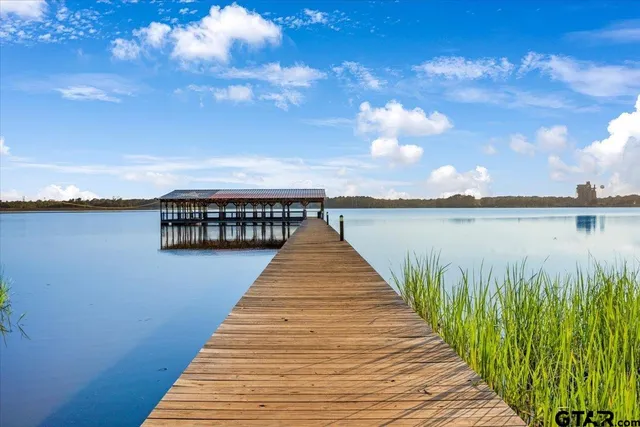 a view of a yard with swimming pool