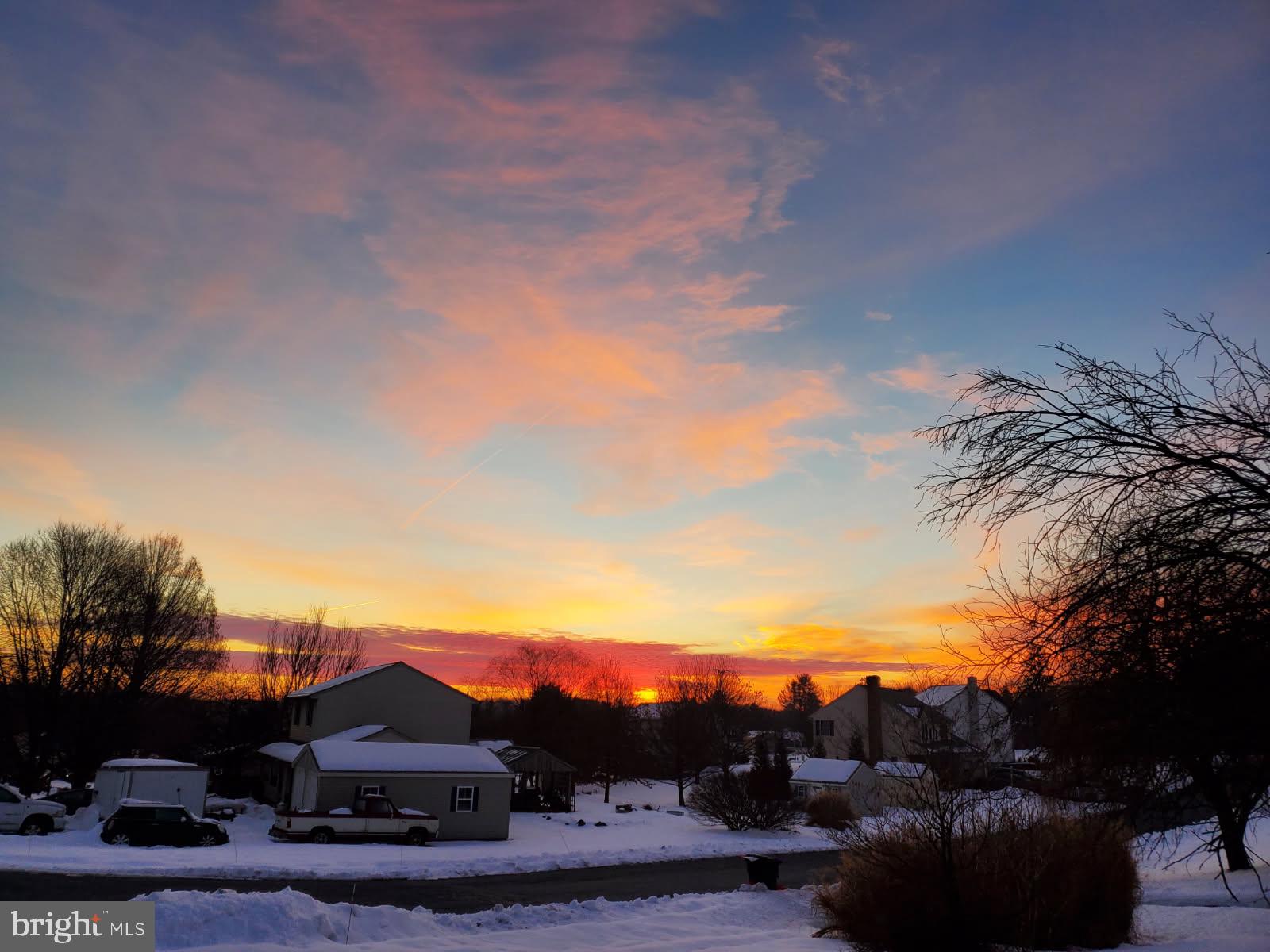 1001 Rebecca Drive Lititz, PA 17543 - Photo 45 of 49 Winter sun rise paints the sky bright.