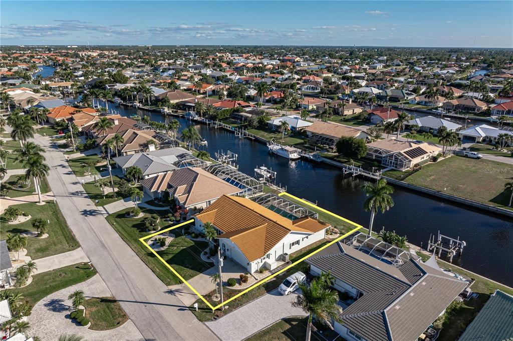 1119 Vía Formia Punta Gorda, FL 33950 - Photo 50 of 58 an aerial view of a city