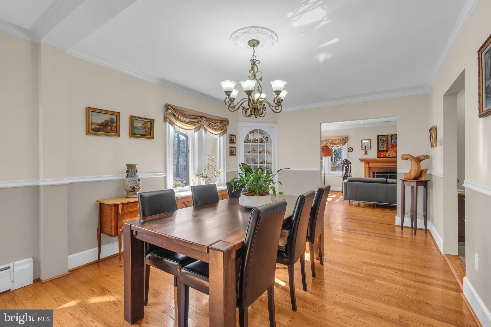 152 Terhune Road Princeton, NJ 08540 - Photo 3 of 42 a view of a dining room with furniture and wooden floor