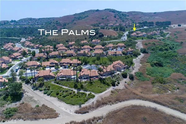 an aerial view of residential building with outdoor space