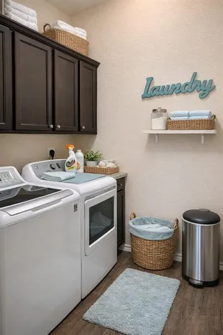 a kitchen with a stove and a microwave