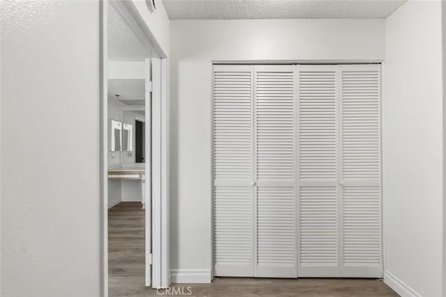 a view of wooden floor in a bathroom