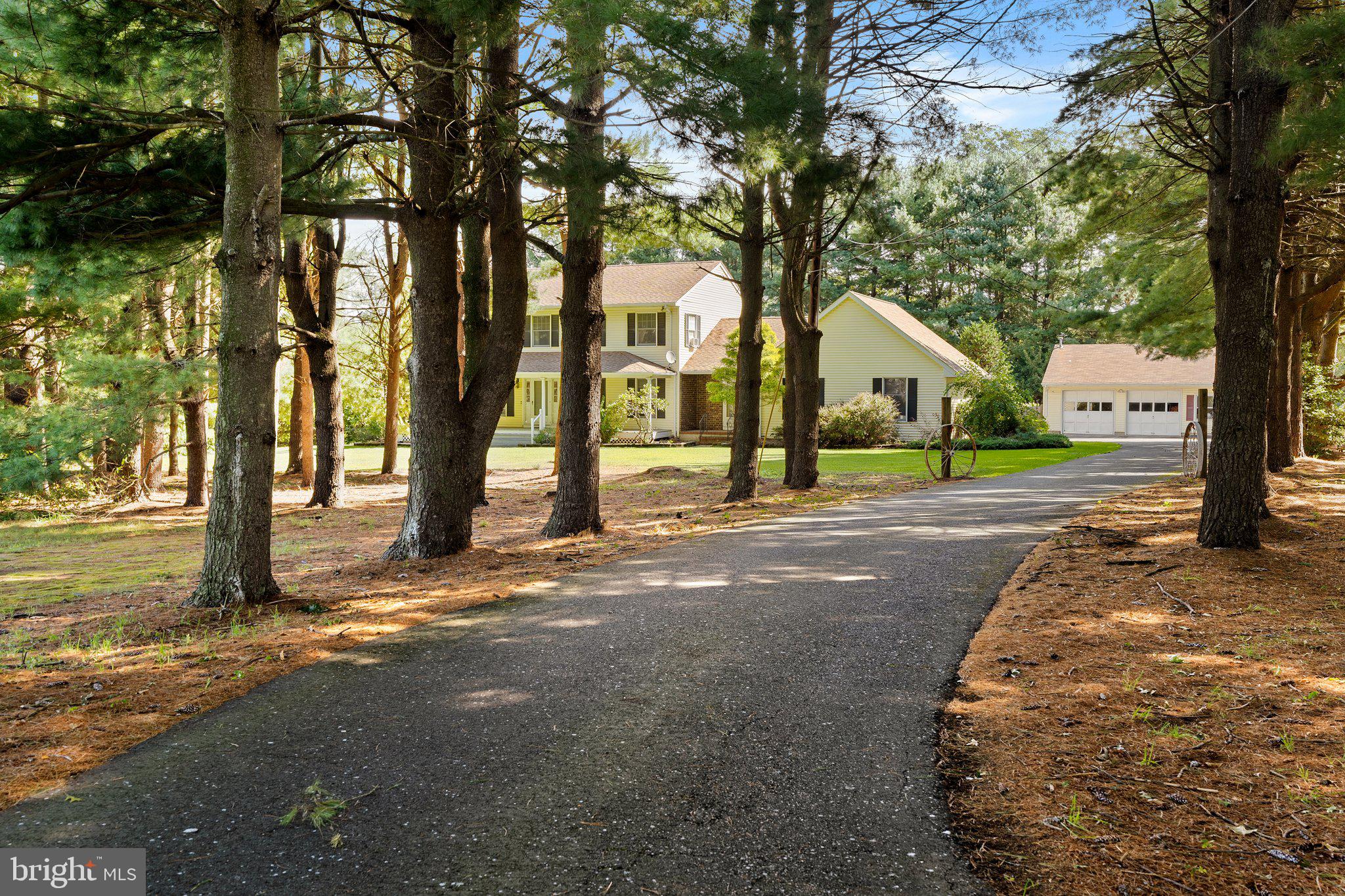87 Bordentown Chesterfield Road Chesterfield, NJ 08515 - Photo 1 of 49 a view of road with large trees