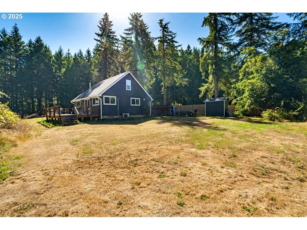 35349 Blitz Lane Blodgett, OR 97326 - Photo 40 of 47 a swimming pool is sitting in the backyard of house