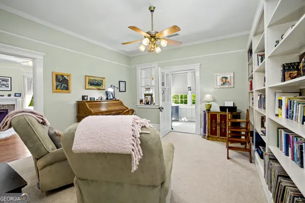 a bedroom with a bed and a cabinets