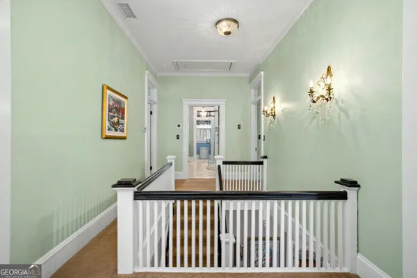 a aerial view of a house