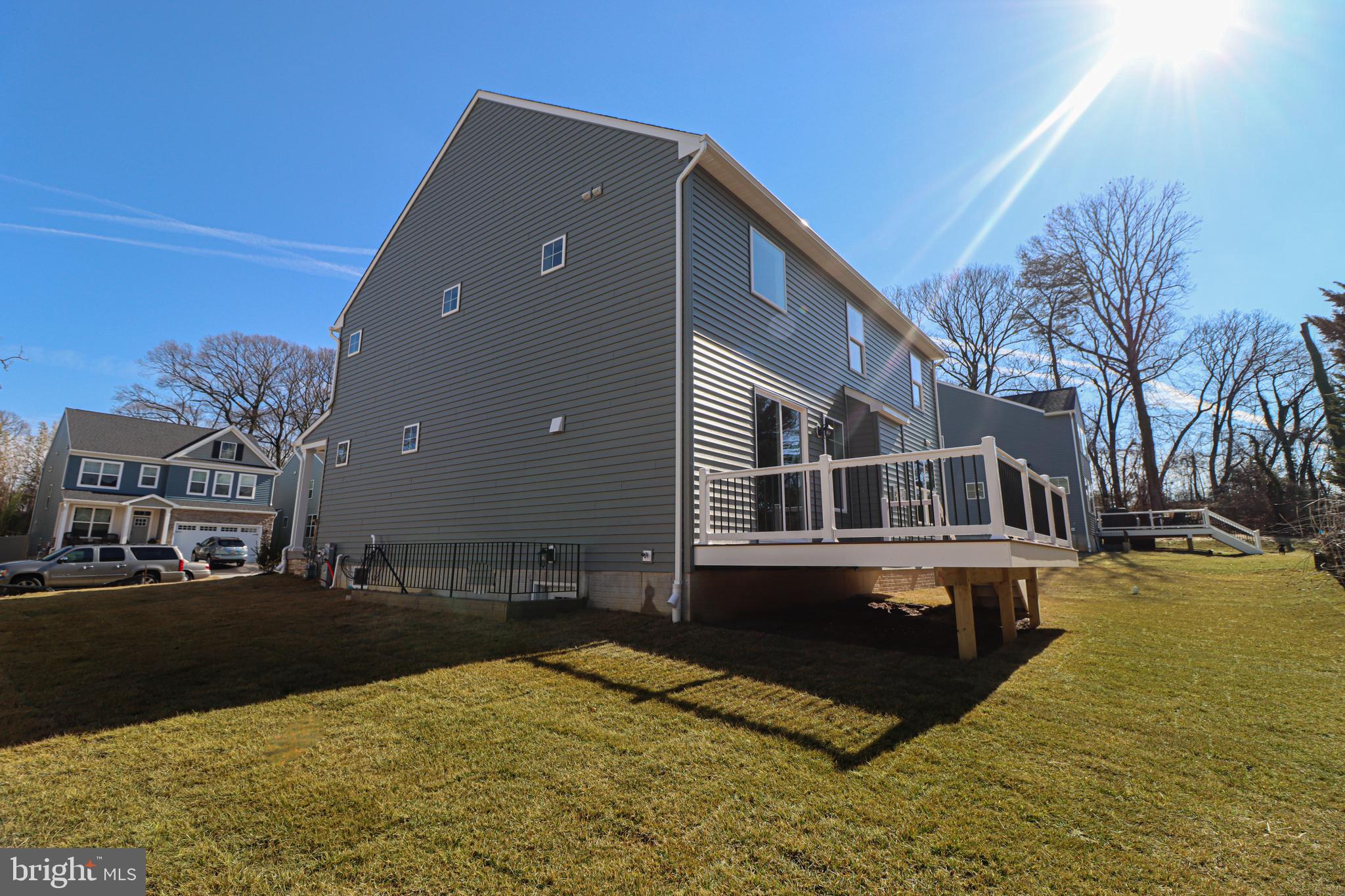 Deck and  Fully Sodded Yard