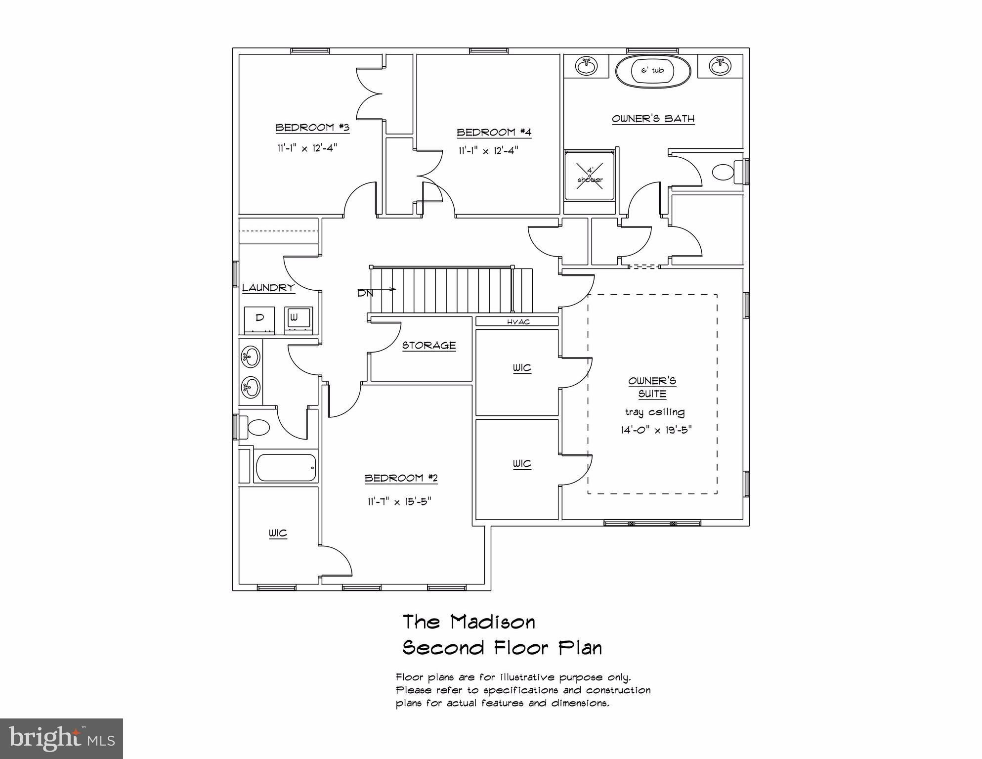 36 Chrisba Road Severna Park, MD 21146 - Photo 60 of 61 Second Level Floor Plan