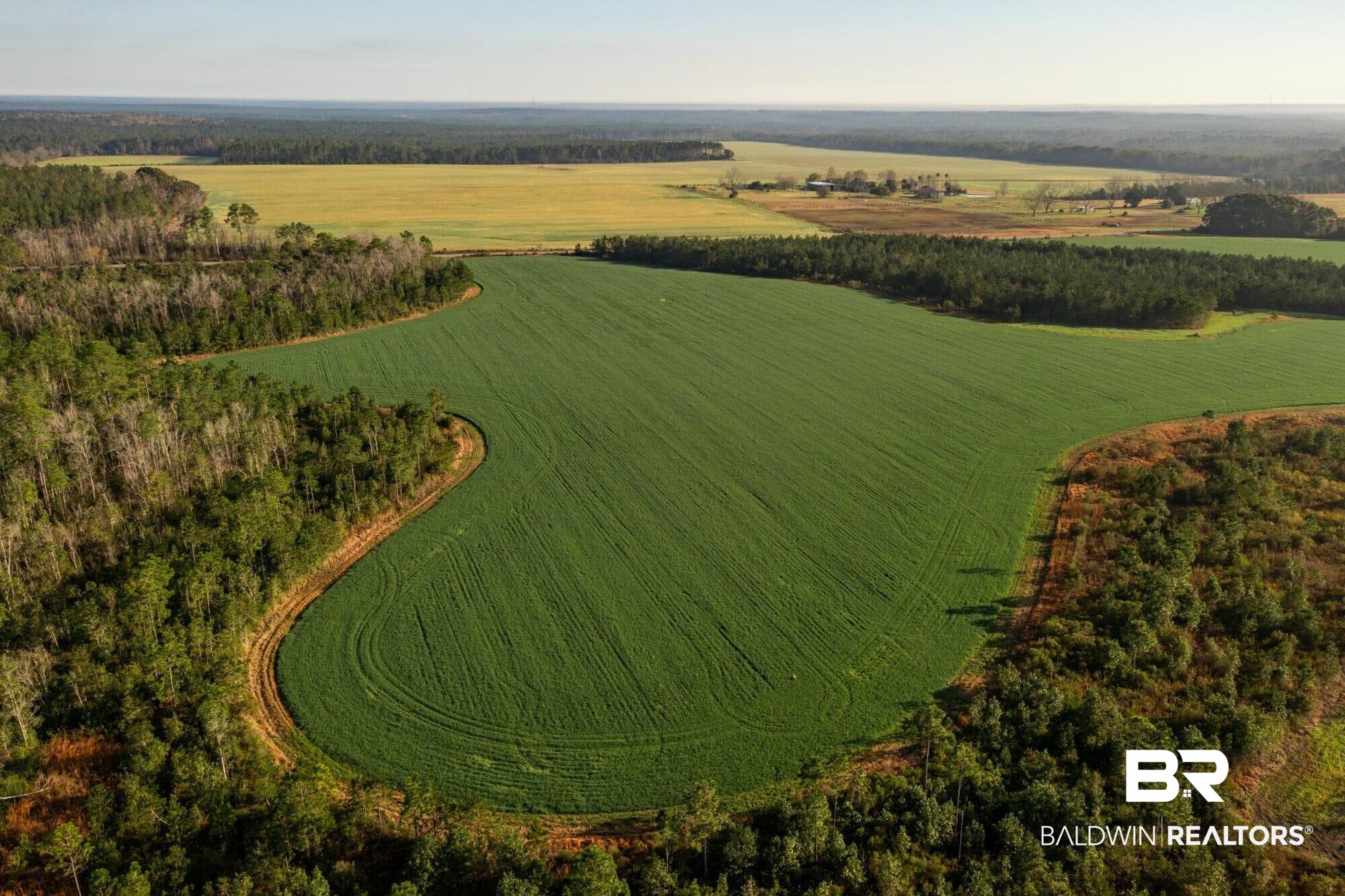 0 County Road 91 Elberta, AL 36530 - Photo 24 of 25 Aerial view of sparsely populated area featuring farmland