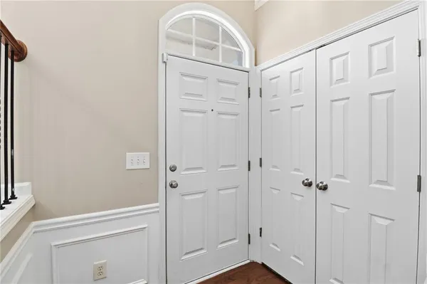 wooden floor in an empty room