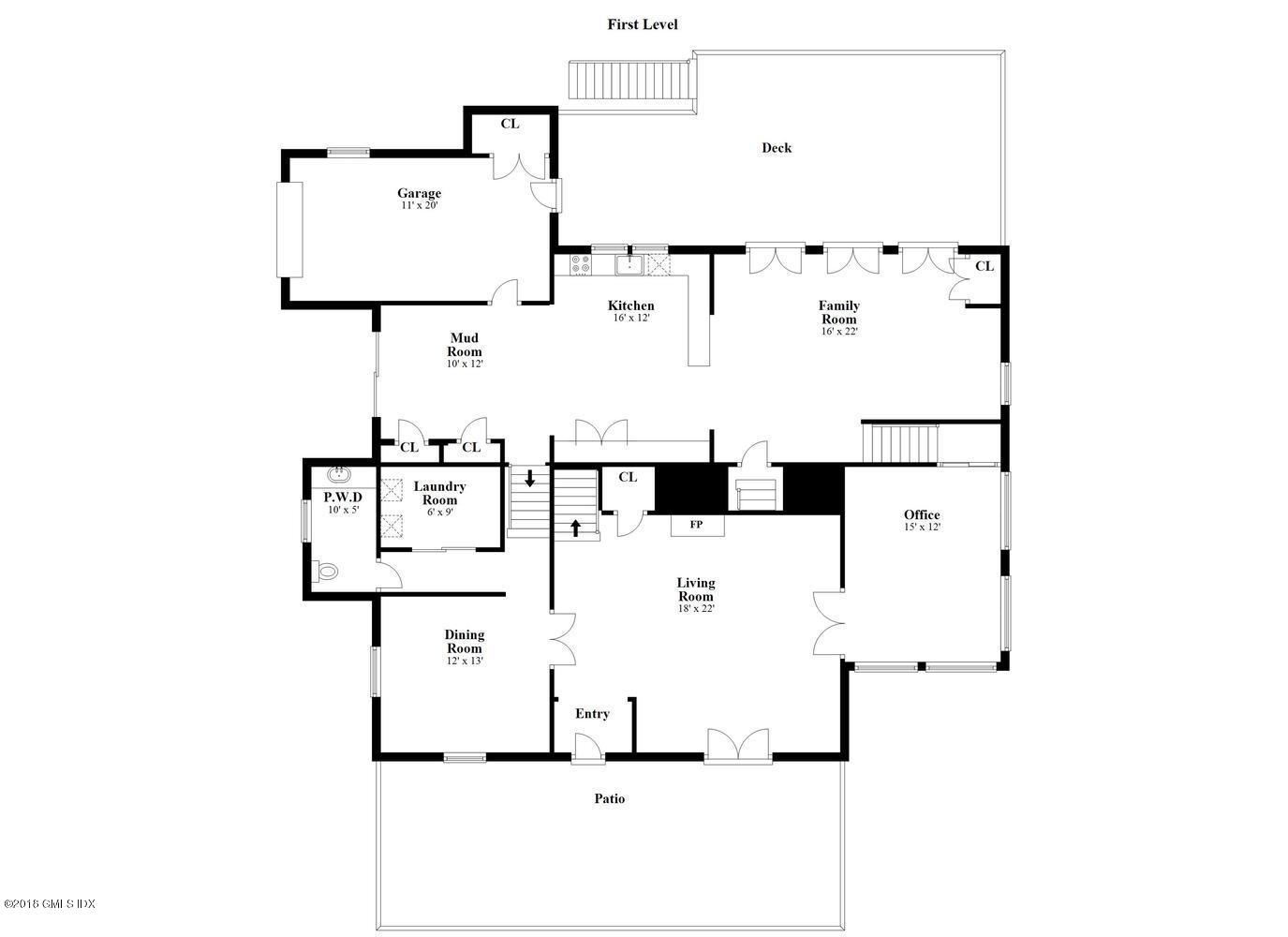 125 Hendrie Avenue Riverside, CT 06878 - Photo 20 of 24 a picture of floor plan