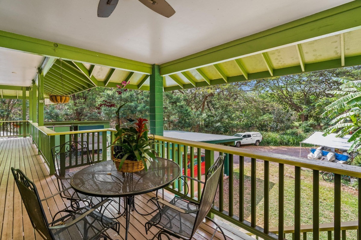 5011 Awawa Road Kalaheo, HI 96741 - Photo 7 of 30 a view of a balcony with furniture