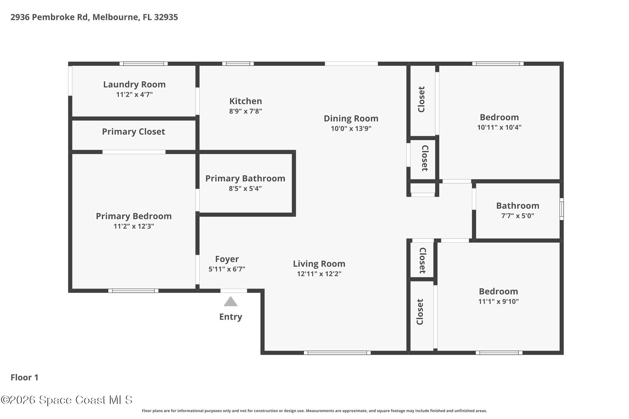 2936 Pembroke Road Melbourne, FL 32935 - Photo 31 of 34 35-web-or-mls-Floor-1 40