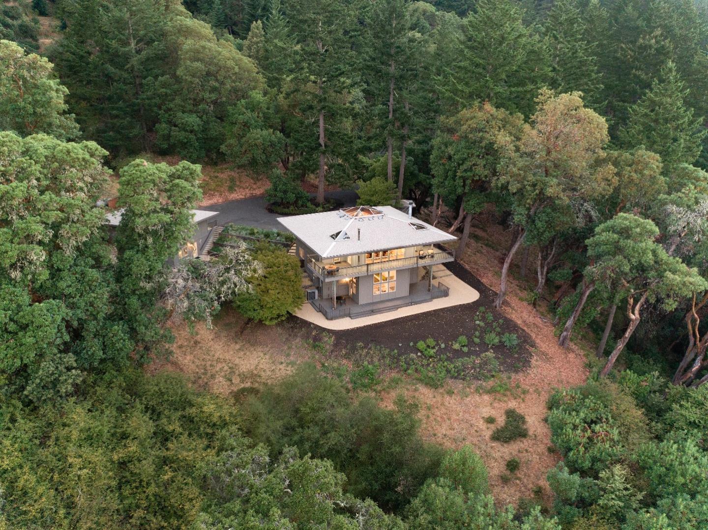 33 Bear Glen Drive Woodside, CA 94062 - Photo 2 of 33 an aerial view of a house with a yard
