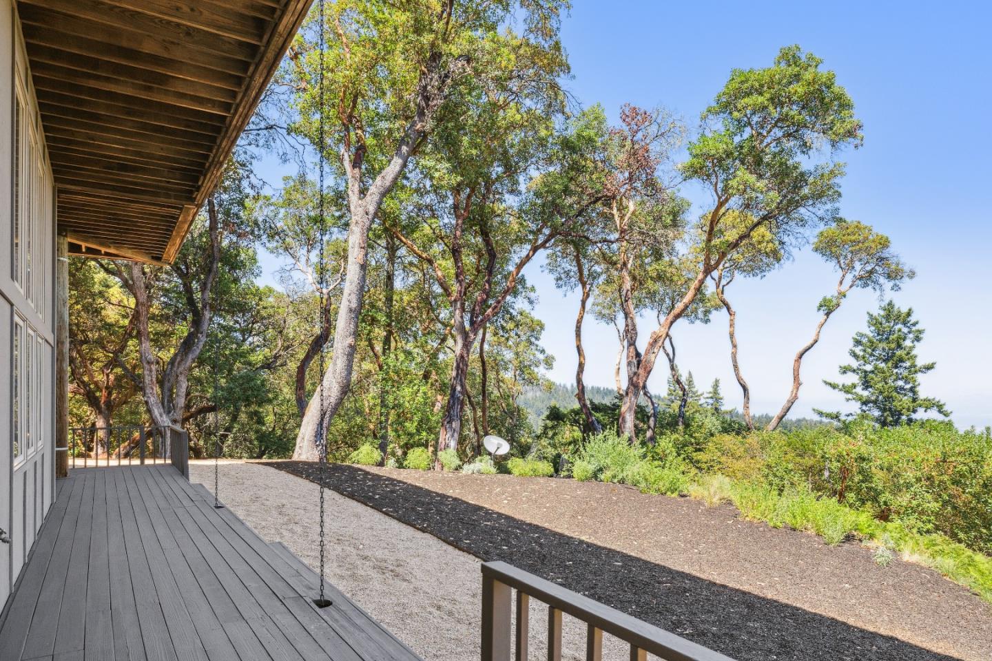 33 Bear Glen Drive Woodside, CA 94062 - Photo 23 of 33 a view of balcony with wooden floor