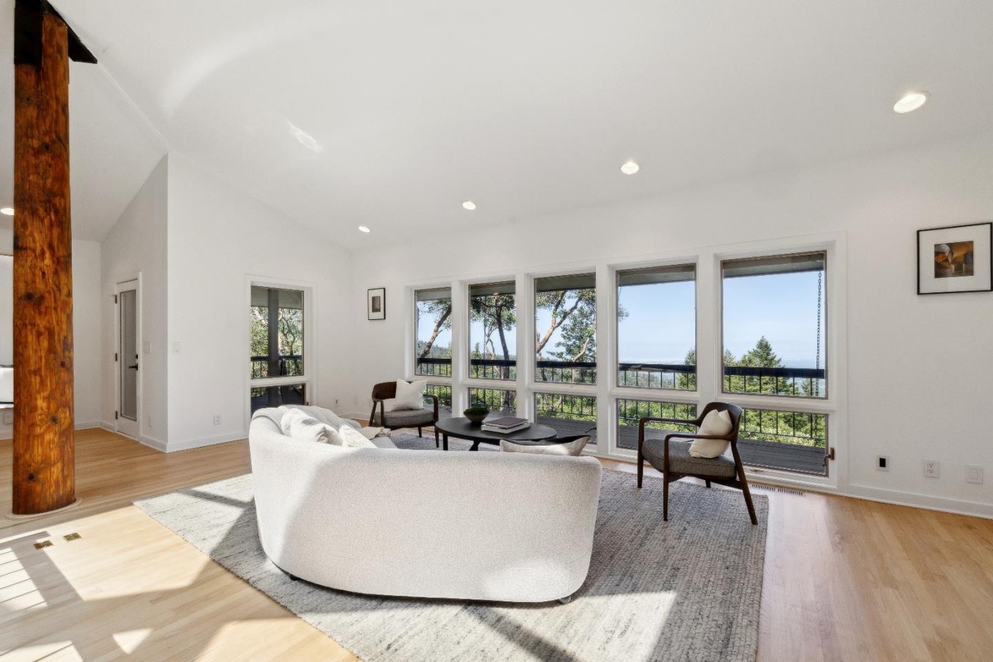 33 Bear Glen Drive Woodside, CA 94062 - Photo 6 of 33 a living room with furniture and a large window