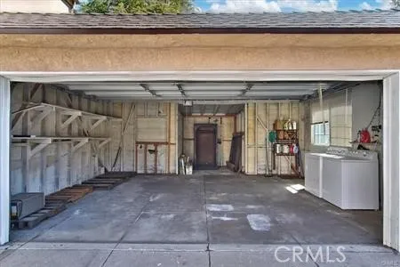 a view of a car garage