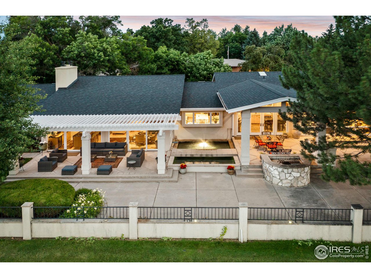 7155 Rustic Trail Boulder, CO 80301 - Photo 12 of 40 an aerial view of a house with a yard