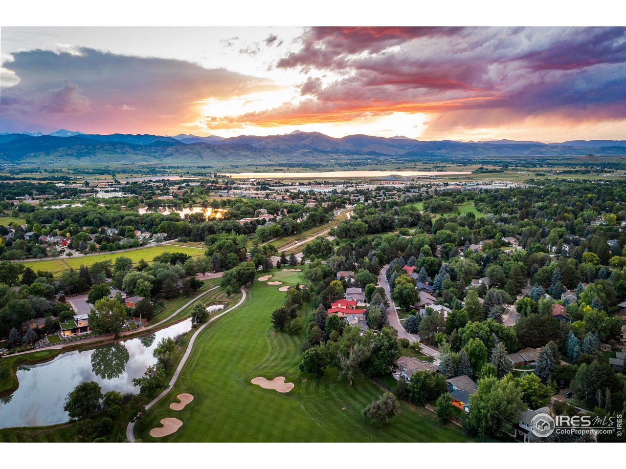 7155 Rustic Trail Boulder, CO 80301 - Photo 3 of 40 a view of city and mountain