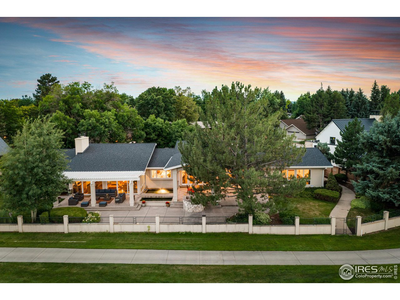 7155 Rustic Trail Boulder, CO 80301 - Photo 6 of 40 a view of house with garden space and street view