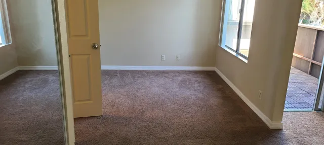 a view of closet area