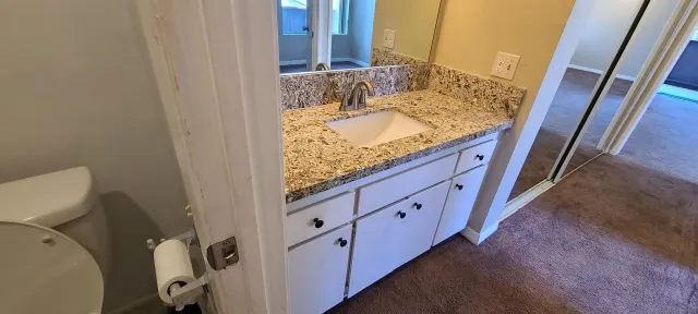 a view of a bathroom with a shower