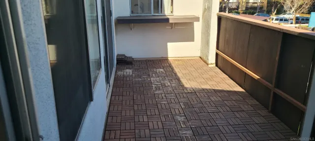 a view of an empty room