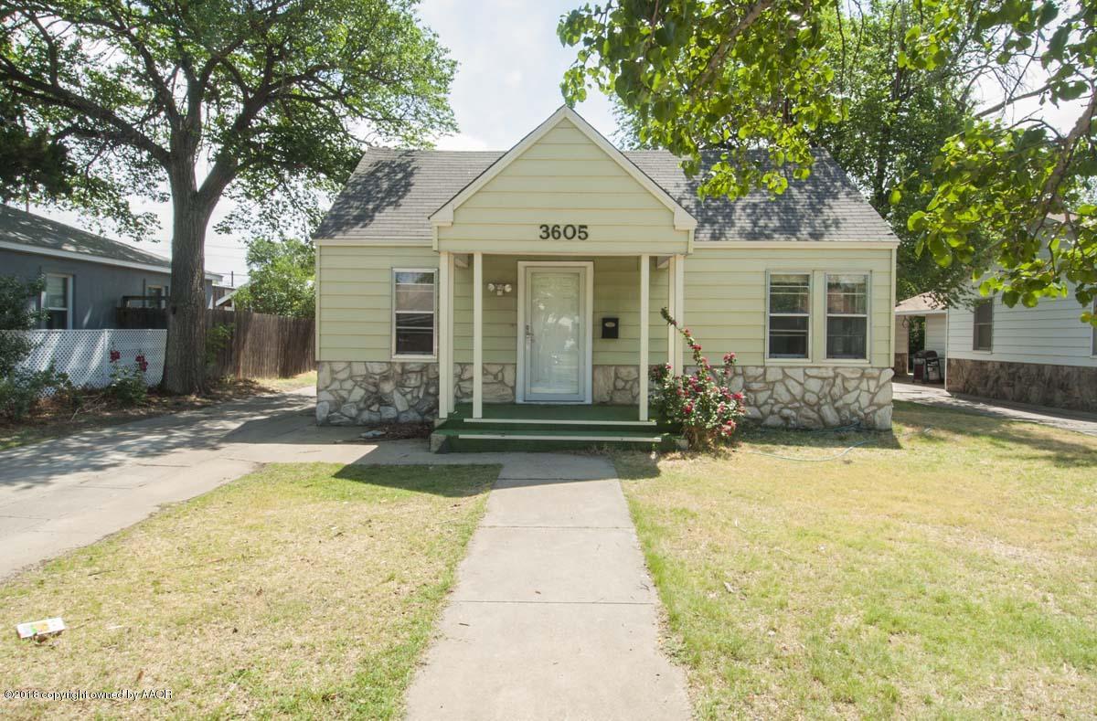 3605 South Harrison Street Amarillo, TX 79110 - Photo 1 of 23 FRONT VIEW 1