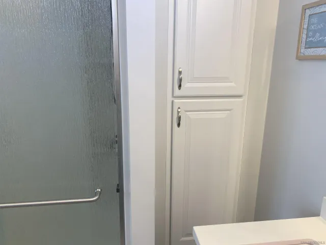 a bathroom with a sink