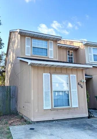a front view of a house with a window