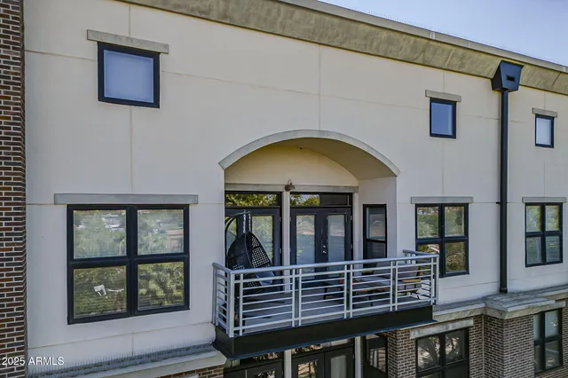 a view of front door