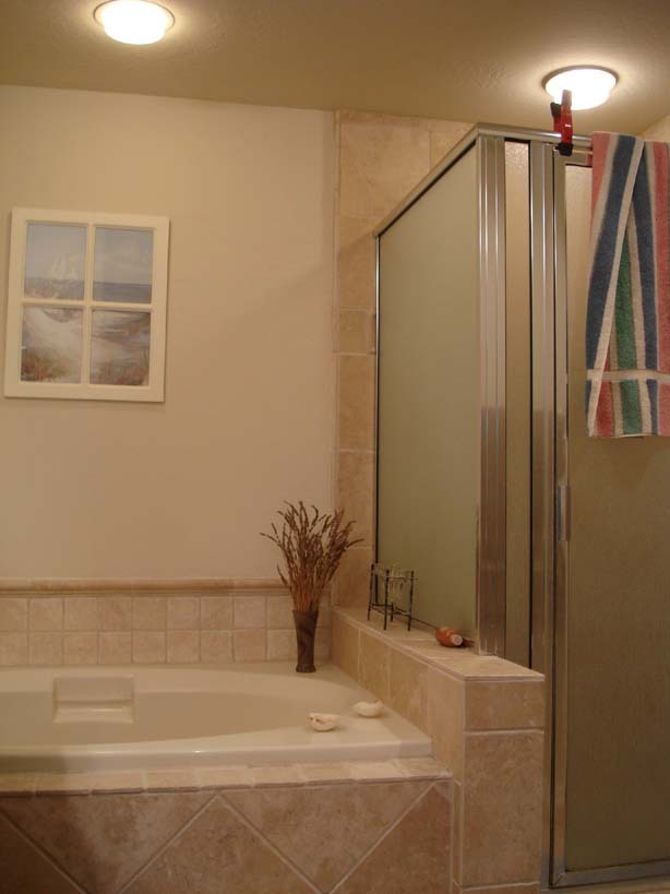 3935 East Rough Rider Road, Unit 1036 Phoenix, AZ 85050 - Photo 8 of 27 Master Bathroom Tub and Shower