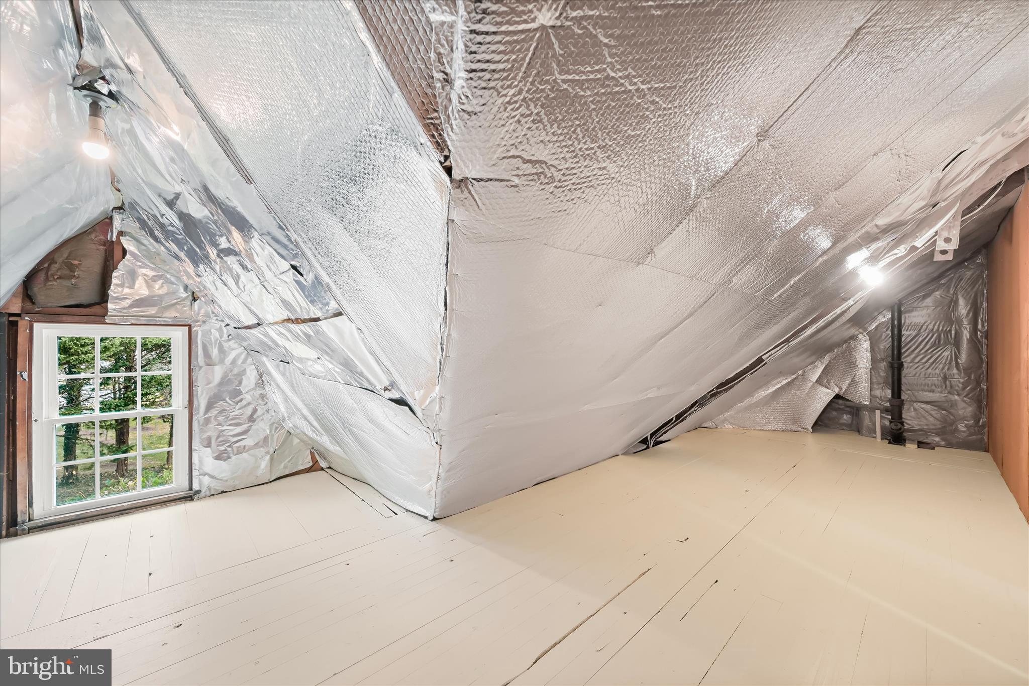 1631 Shookstown Road Frederick, MD 21702 - Photo 42 of 69 Attic Space - Painted Pine Flooring